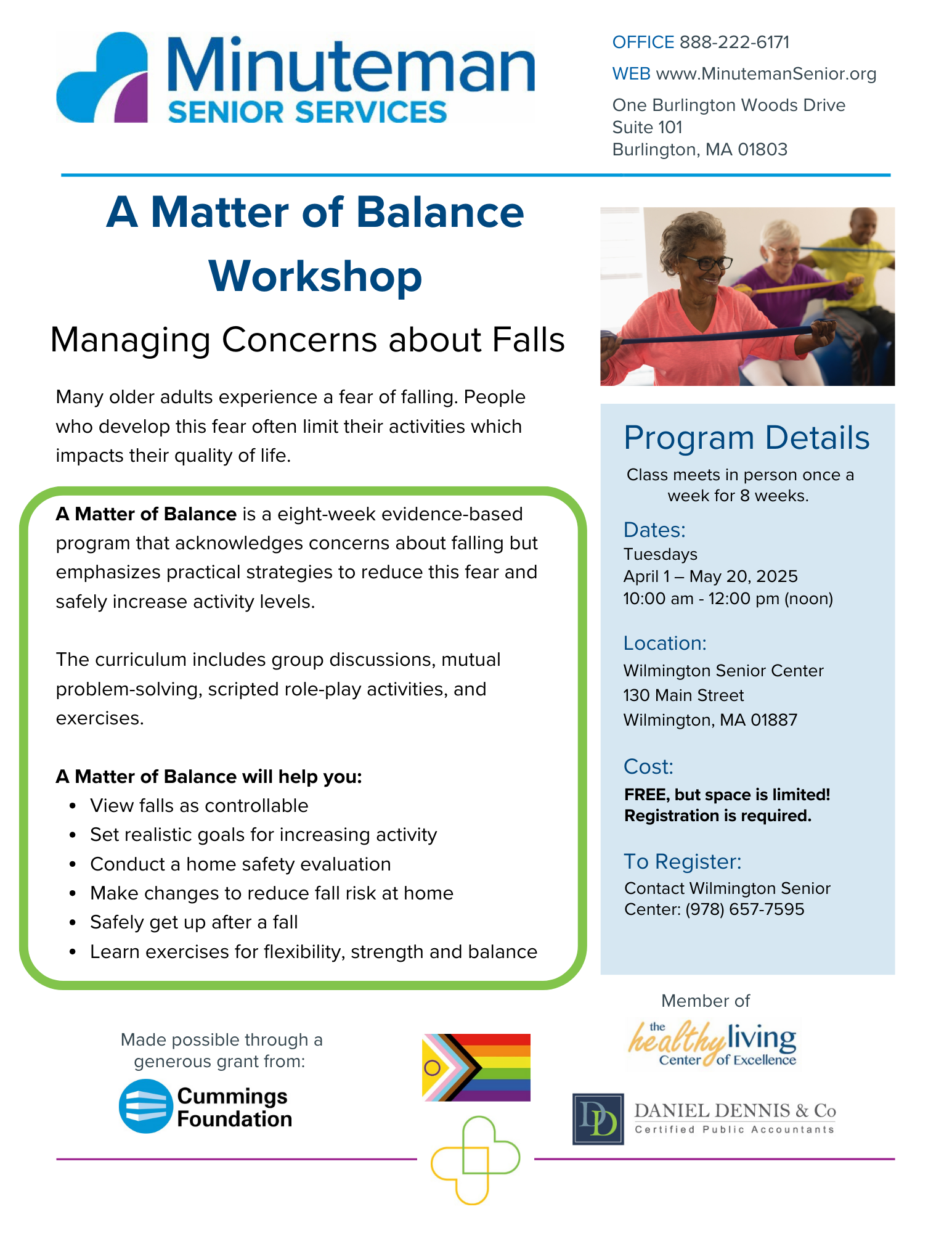 Healthy Living Workshops - Fall 2024