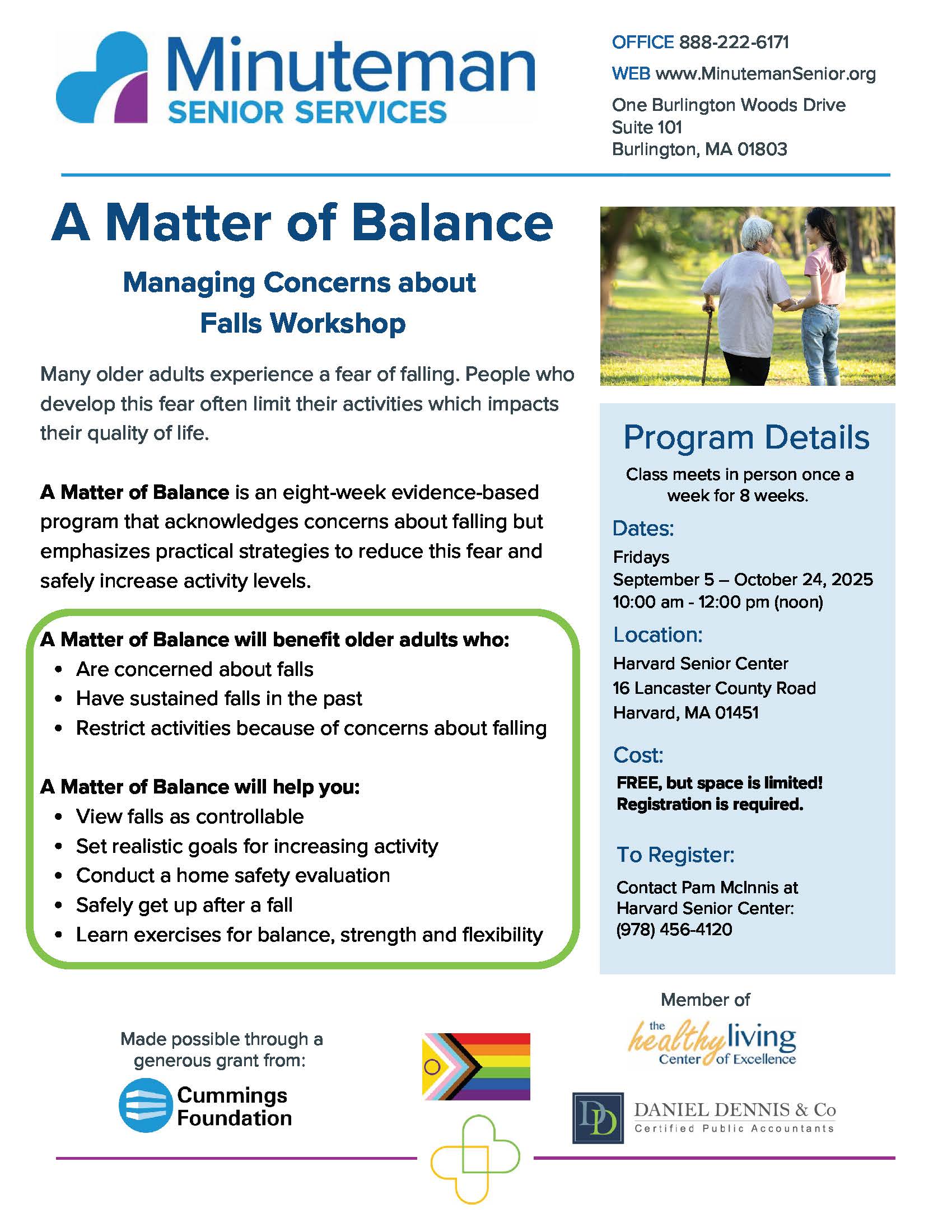 Healthy Living Workshops - Fall 2024