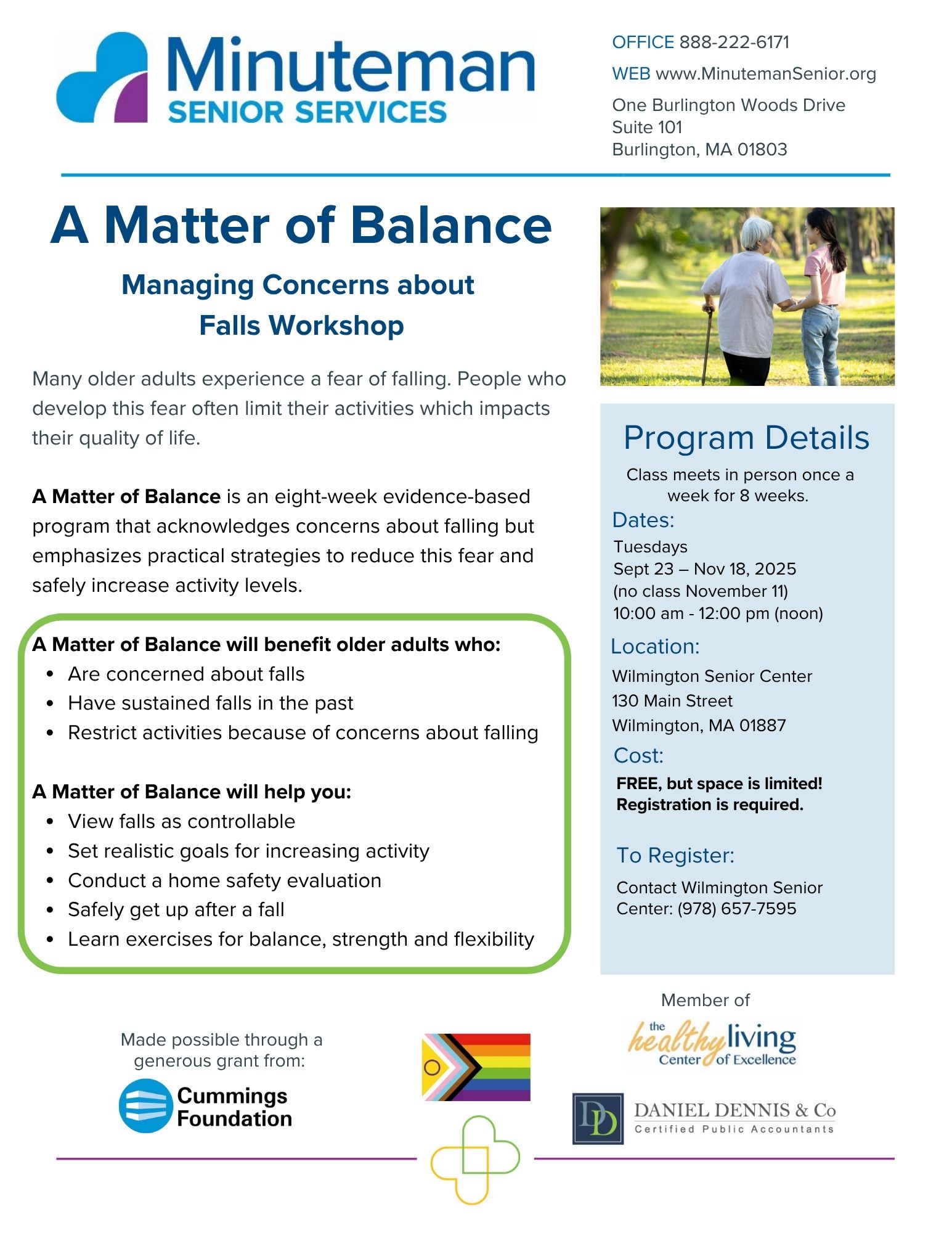 Healthy Living Workshops - Fall 2024
