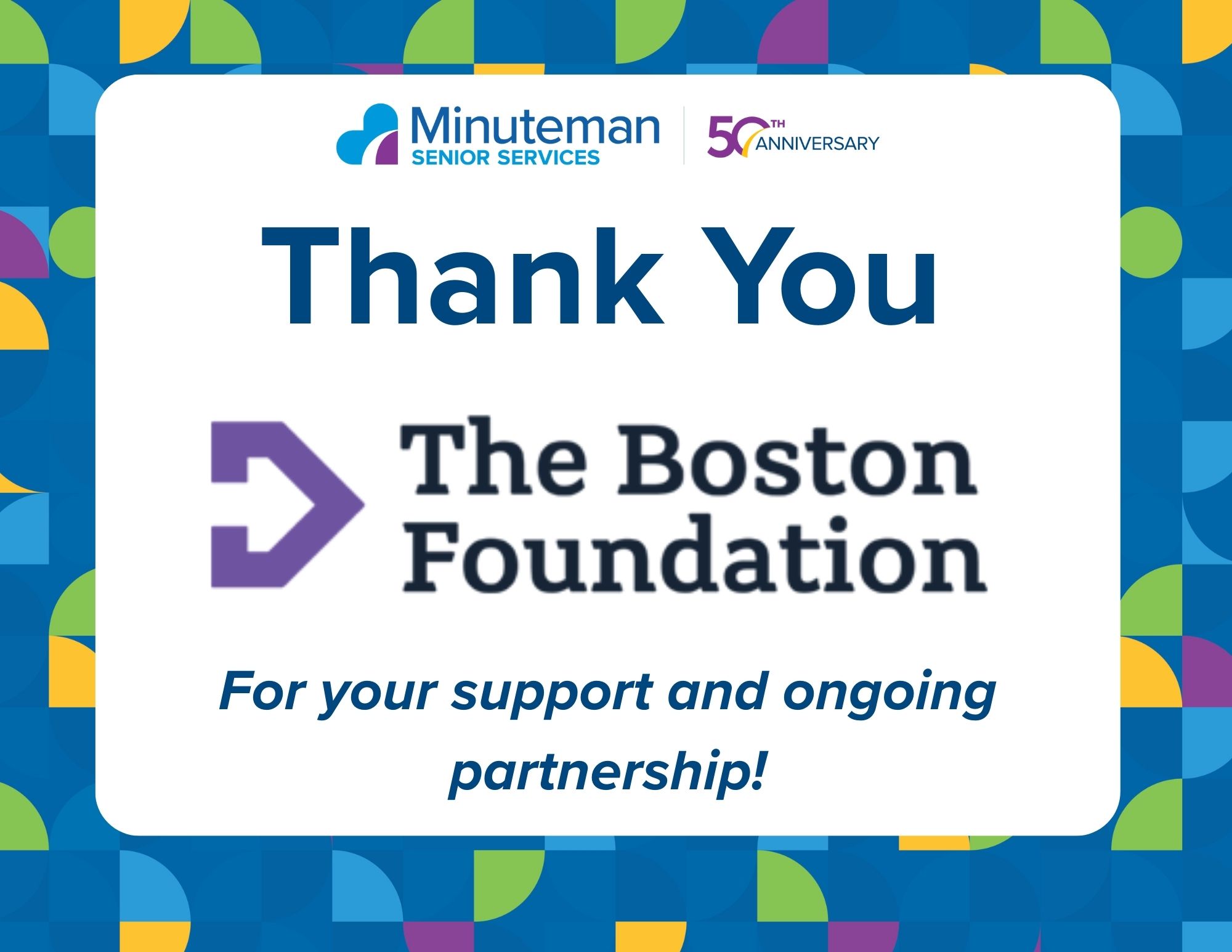 Community Partner Spotlight- The Boston Foundation