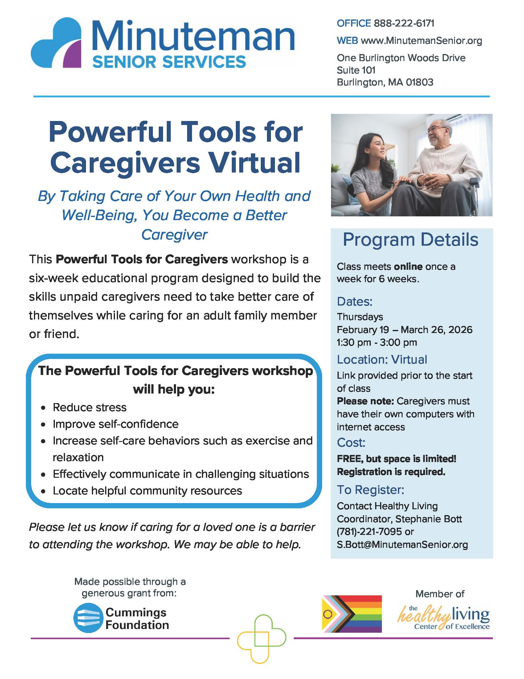 Healthy Living Workshops - Fall 2024