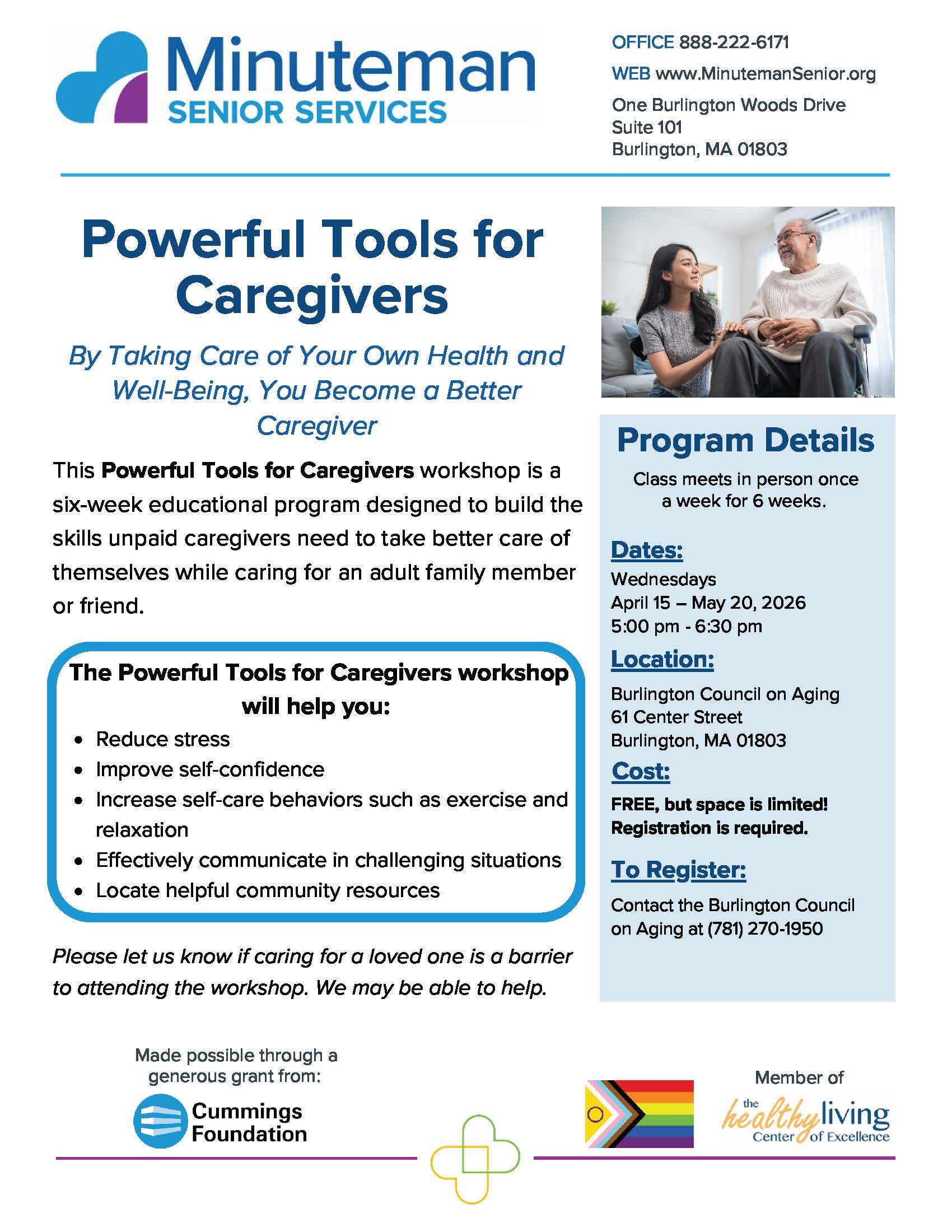 Healthy Living Workshops - Fall 2024